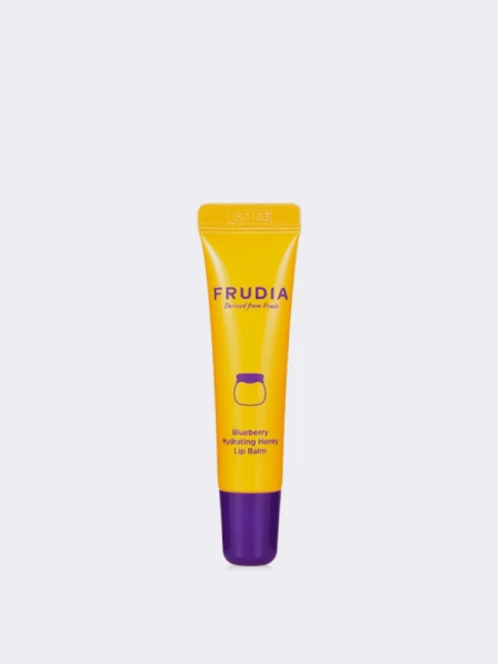 Увлажняющий бальзам для губ с черникой в тубе FRUDIA Blueberry Hydrating Honey Lip Balm