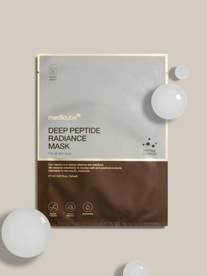 Разглаживающая тканевая маска с пептидами Medicube Deep Peptide Radiance Mask Разглаживающая тканевая маска с пептидами Medicube Deep Peptide Radiance Mask