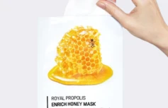 Тканевая маска для лица с медом и прополисом ESTHETIC HOUSE Royal Propolis Enrich Honey Mask