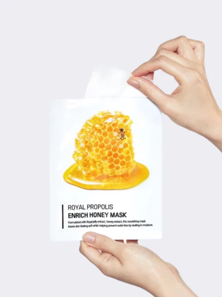 Тканевая маска для лица с медом и прополисом ESTHETIC HOUSE Royal Propolis Enrich Honey Mask Тканевая маска для лица с медом и прополисом ESTHETIC HOUSE Royal Propolis Enrich Honey Mask