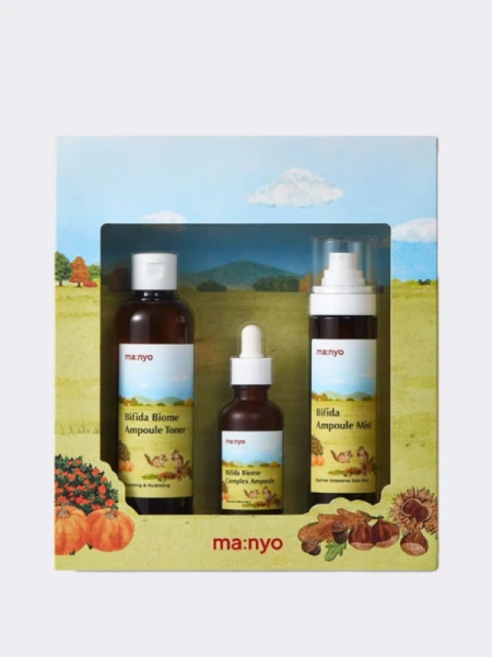 Лимитированный подарочный набор для ухода за кожей с бифидобактериями Ma:nyo Factory Bifida Set Chabi Edition