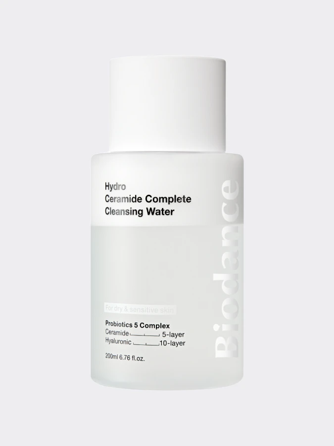 Мягкая очищающая вода для снятия макияжа Biodance Hydro Ceramide Complete Cleansing Water