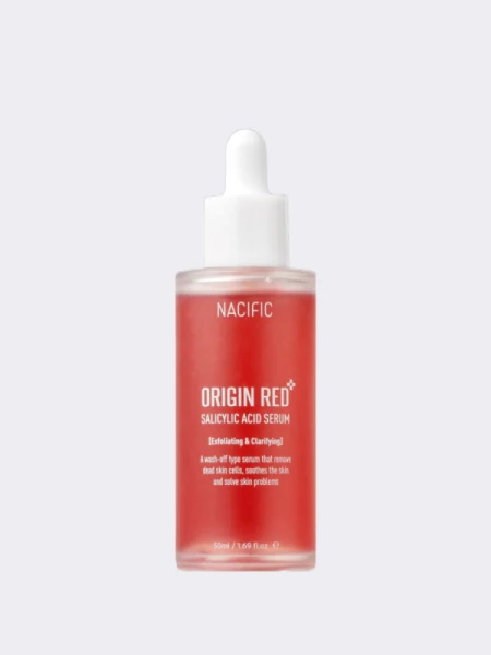 Жидкий пилинг для лица с комплексом кислот Nacific Origin Red Salicylic Acid Serum PH Жидкий пилинг для лица с комплексом кислот Nacific Origin Red Salicylic Acid Serum PH