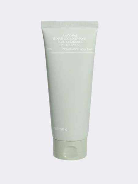 Глубокоочищающая пенка для умывания с содой Celimax Ji Woo Gae Baking Soda Deep Pore Foam Cleansing Глубокоочищающая пенка для умывания с содой Celimax Ji Woo Gae Baking Soda Deep Pore Foam Cleansing