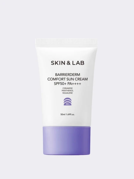 Барьерный солнцезащитный крем с керамидами SKIN&LAB Barrierderm Comfort Sun Cream SPF50+/PA++++