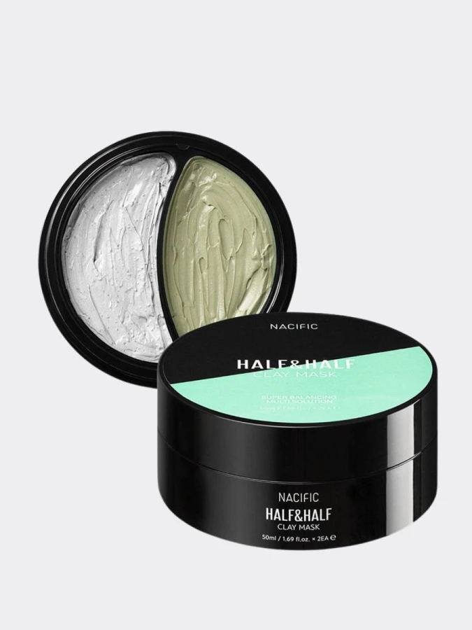 Двойная очищающая глиняная маска для лица Nacific Half And Half Clay Mask Двойная очищающая глиняная маска для лица Nacific Half And Half Clay Mask