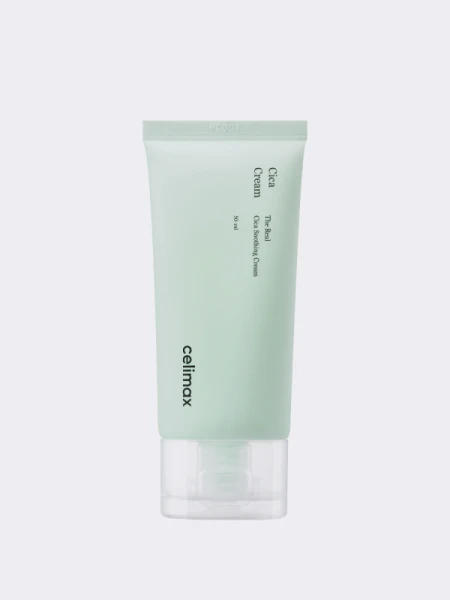 Успокаивающий крем с экстрактом центеллы азиатской Celimax The Real Cica Soothing Cream Успокаивающий крем с экстрактом центеллы азиатской Celimax The Real Cica Soothing Cream