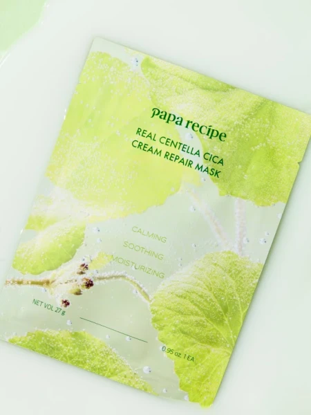 Набор восстанавливающих тканевых масок с экстрактом центеллы Papa Recipe Real Centella Cica Cream Repair Mask Набор восстанавливающих тканевых масок с экстрактом центеллы Papa Recipe Real Centella Cica Cream Repair Mask