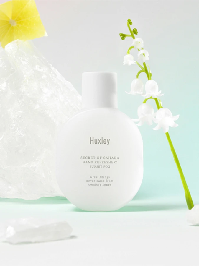 Парфюмированный антисептик для рук со свежим травяным ароматом Huxley Hand Refresher Sunset Fog