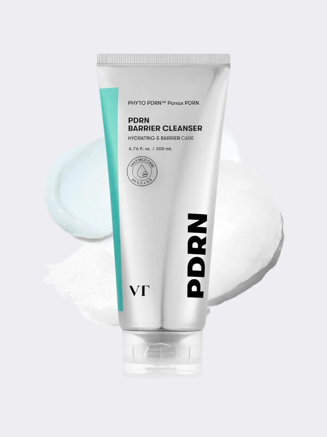 Мягкая пенка для умывания с ПДРН VT PDRN Barrier Cleanser