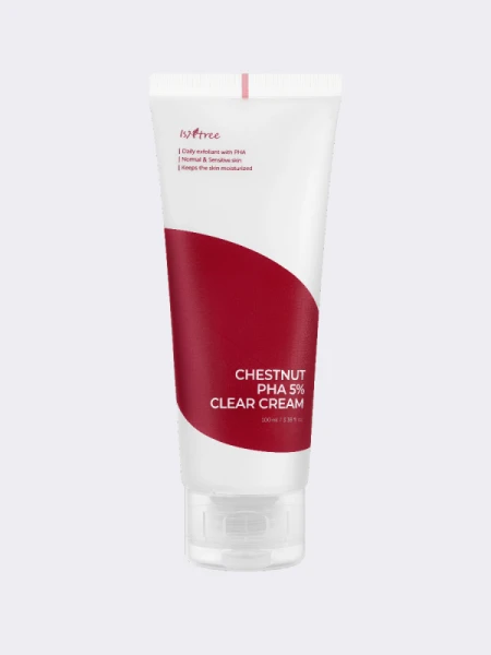 Обновляющий крем для лица с экстрактом каштана и РНА кислотами IsNtree Chestnut PHA 5% Clear Cream Обновляющий крем для лица с экстрактом каштана и РНА кислотами IsNtree Chestnut PHA 5% Clear Cream