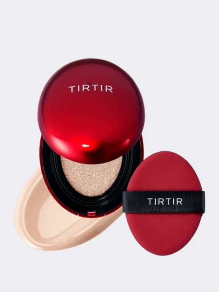 Тональный кушон с полуматовым финишем TIRTIR Mask Fit Red Cushion 17C Porcelain Тональный кушон с полуматовым финишем TIRTIR Mask Fit Red Cushion 17C Porcelain