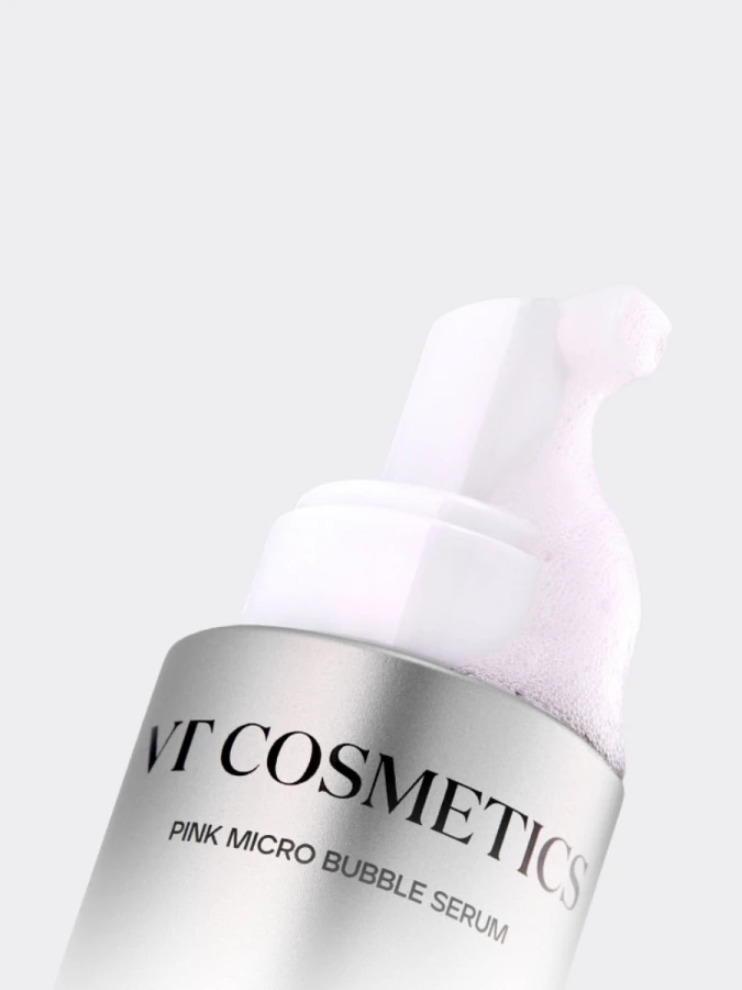 Разглаживающая пузырьковая сыворотка с ретинолом и коллагеном VT Retinol Collagen Pink Micro Bubble Serum