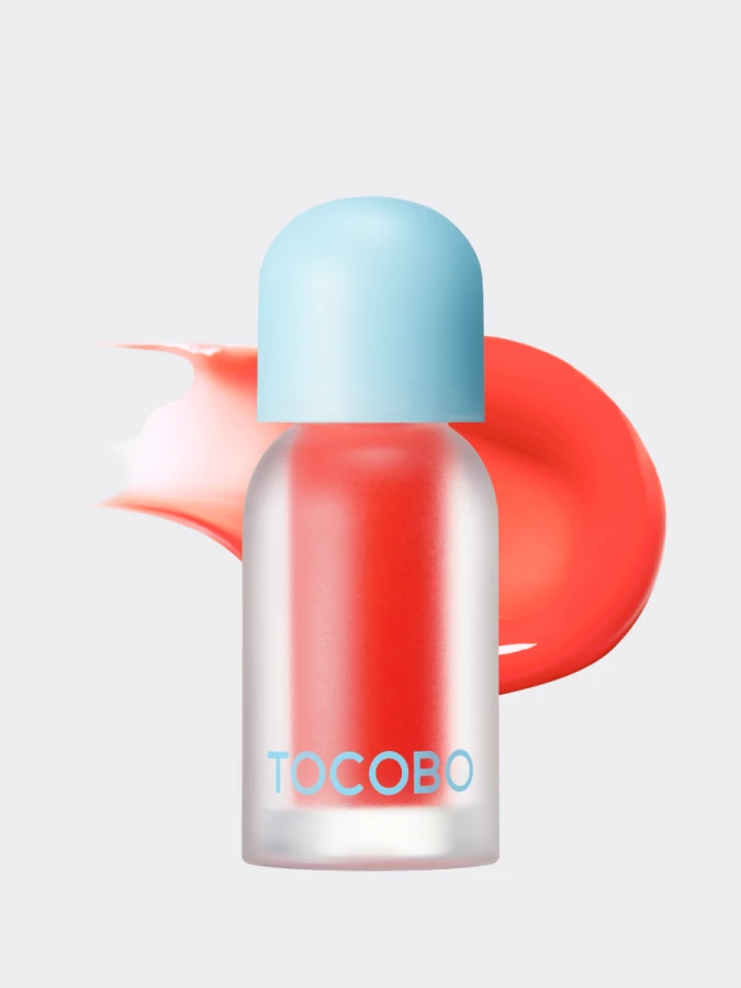 Разогревающее оттеночное масло для губ TOCOBO Juicy Berry Plumping Lip Oil 15 Coral Soda