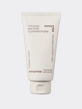 Очищающая пенка для умывания с вулканическим пеплом и салициловой кислотой innisfree Volcanic BHA Pore Cleansing Foam