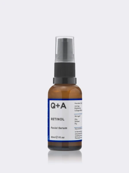 Мягкая обновляющая сыворотка с ретинолом Q+A Retinol Facial Serum Мягкая обновляющая сыворотка с ретинолом Q+A Retinol Facial Serum