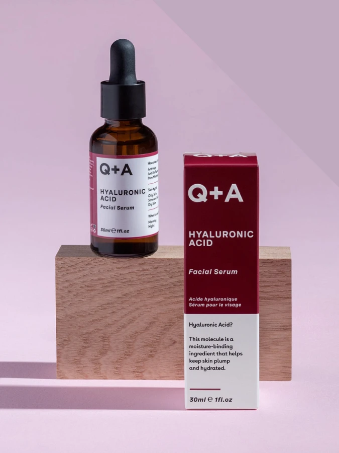 Увлажняющая сыворотка для лица с гиалуроновой кислотой Q+A Hyaluronic Acid Facial Serum