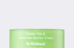 Барьерный капсульный крем с ПДРН и керамидами By Wishtrend Green Tea&Ceramide Barrier Cream