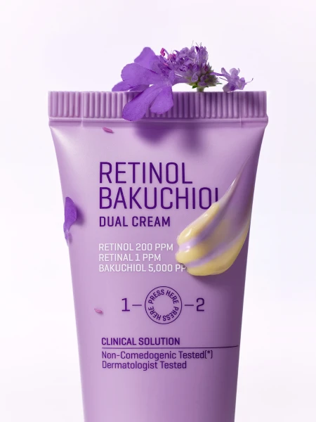Двойной разглаживающий крем с ретинолом и бакучиолом Some By Mi  Retinol Bakuchiol Dual Cream