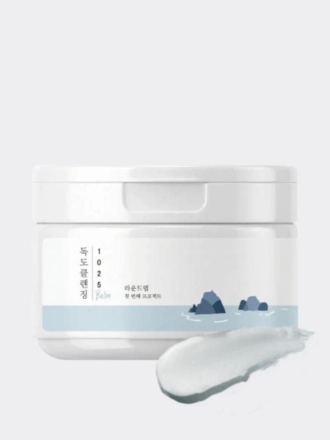 Очищающий гидрофильный бальзам с морской водой Round Lab 1025 Dokdo Cleansing Balm