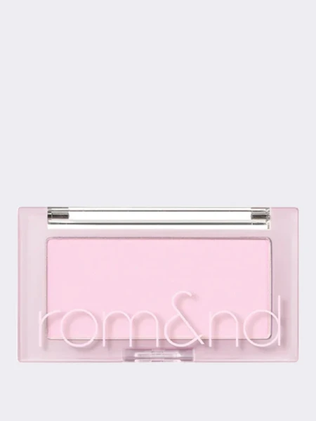 Мягкие спрессованные румяна в лиловом оттенке rom&nd Better Than Cheek W01 Odi Milk