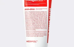 Обновлённая пенка для умывания с коллагеном и комплексом кислот MEDI-PEEL Red Lacto Collagen Clear 2.0