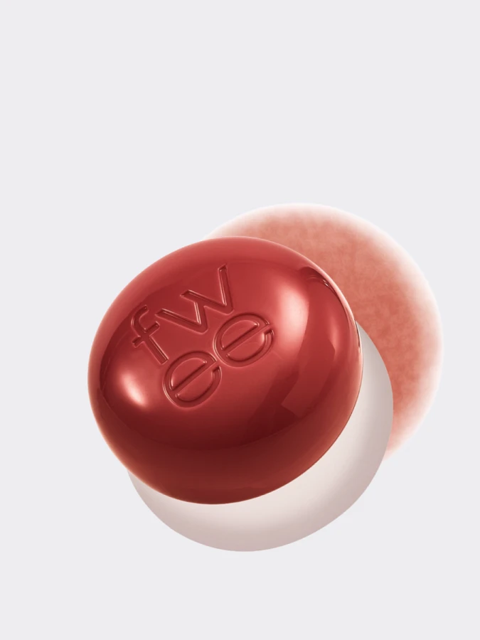 Оттеночное суфле для губ и щёк fwee Lip&Cheek Blurry Pudding Pot RS01 Feel’n