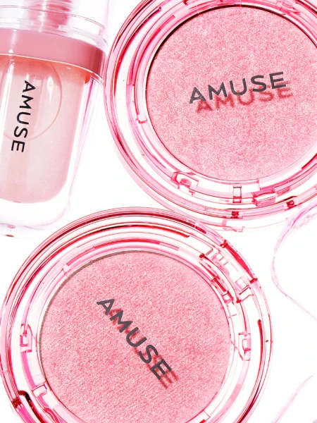 Сияющая пудра для лица и тела AMUSE Face Diamond Pink Diamond