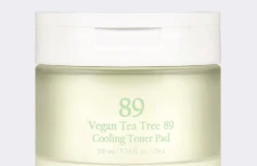Тонизирующие пэды с экстрактом чайного дерева 89% DERMASHARE Vegan Tea Tree 89 Cooling Toner Pad