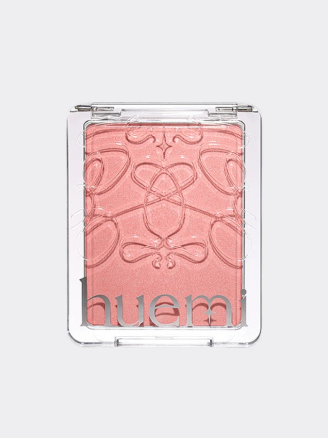 Сияющие румяна в персиковом оттенке Huemi Inner Glow Soft Blush №02 Peach Beam