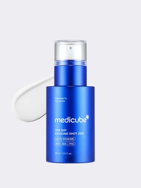 Выравнивающая сыворотка со спикулами и экзосомами Medicube One Day Exosome Shot Pore Serum 2000