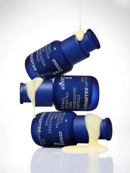 Укрепляющая сыворотка-бустер с ретинолом и ПДРН Innisfree Retinol Green Tea PDRN Skinbooster Ampoule Укрепляющая сыворотка-бустер с ретинолом и ПДРН Innisfree Retinol Green Tea PDRN Skinbooster Ampoule
