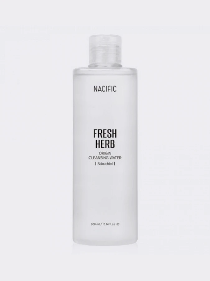 Очищающая вода для снятия макияжа с бакучиолом Nacific Fresh Herb Origin Cleansing Water Bakuchiol