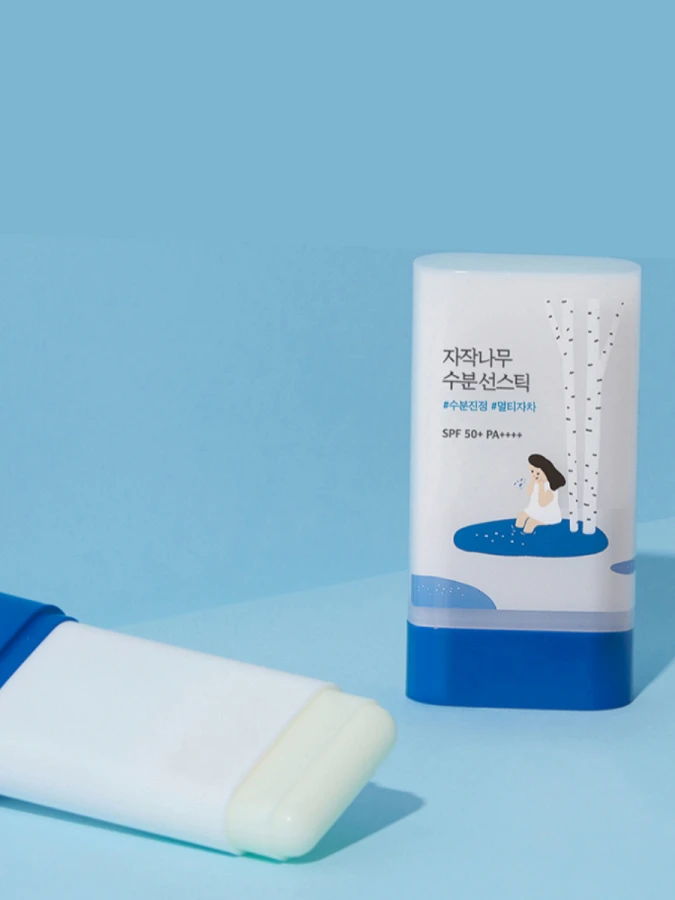 Смягчающий солнцезащитный стик с берёзовым соком Round Lab Birch Juice Moisturizing Sun Stick SPF 50+ PA++++