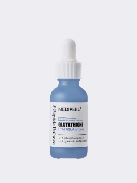 Ампульная сыворотка для ровного тона кожи с глутатионом MEDI-PEEL Glutathione Hyal Aqua Ampoule Ампульная сыворотка для ровного тона кожи с глутатионом MEDI-PEEL Glutathione Hyal Aqua Ampoule