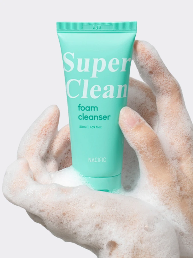 Глубокоочищающая пенка для умывания с растительными экстрактами TRAVEL Nacific Super Clean Foam Cleanser Глубокоочищающая пенка для умывания с растительными экстрактами TRAVEL Nacific Super Clean Foam Cleanser