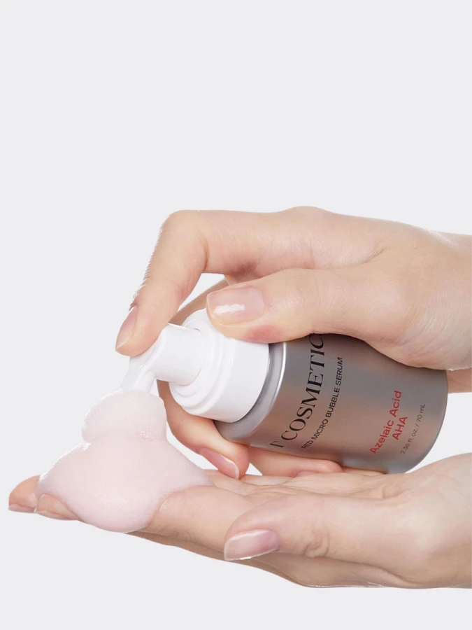 Отшелушивающая пузырьковая сыворотка с кислотами VT Az AHA Red Micro Bubble Serum