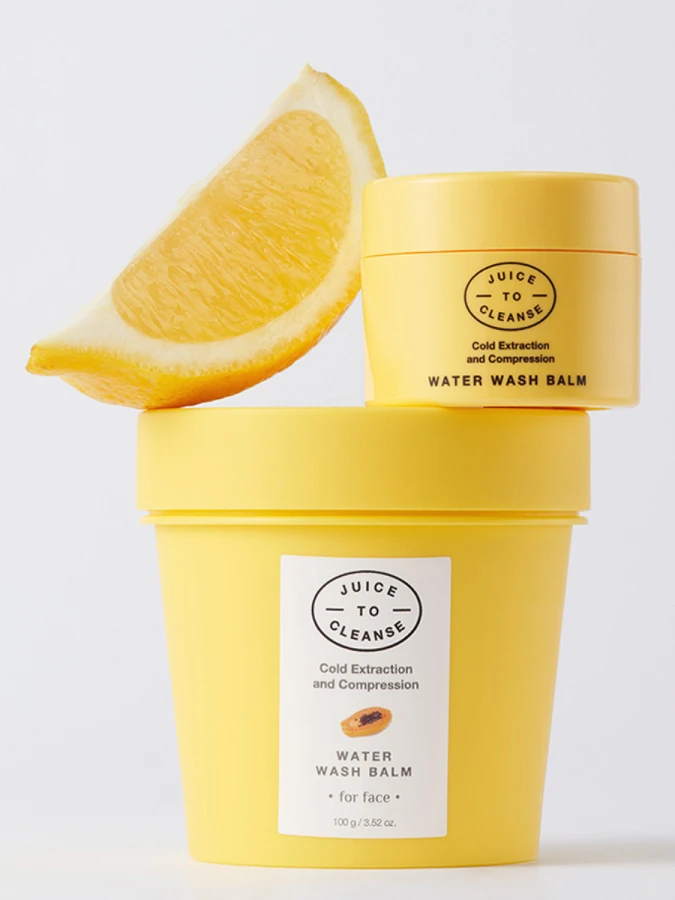 Очищающий гидрофильный бальзам-пенка с фруктовыми экстрактами Juice To Cleanse Water Wash Balm