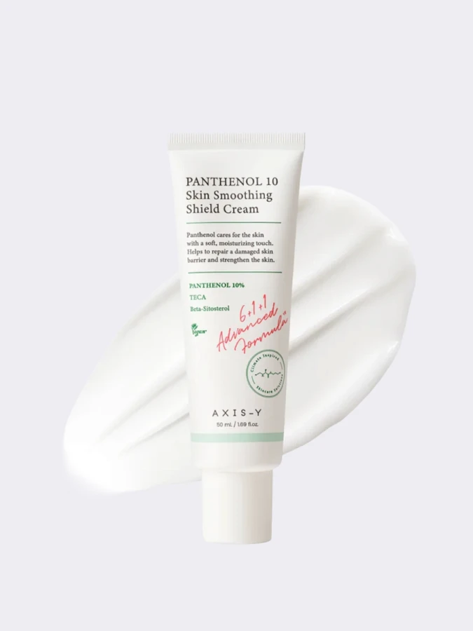 Успокаивающий крем с пантенолом и экстрактом центеллы AXIS-Y Panthenol 10 Skin Smoothing Shield Cream