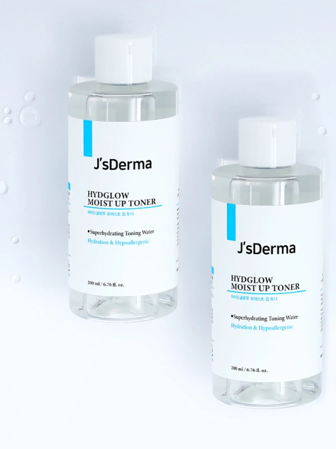 Увлажняющий тонер с гиалуроновой кислотой и березовым соком J'sDERMA Hydglow Moist Up Toner