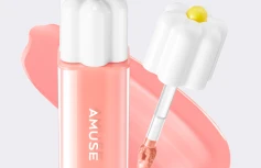 Глянцевый пигмент для губ AMUSE Dew Tint 10 Peach Bunny