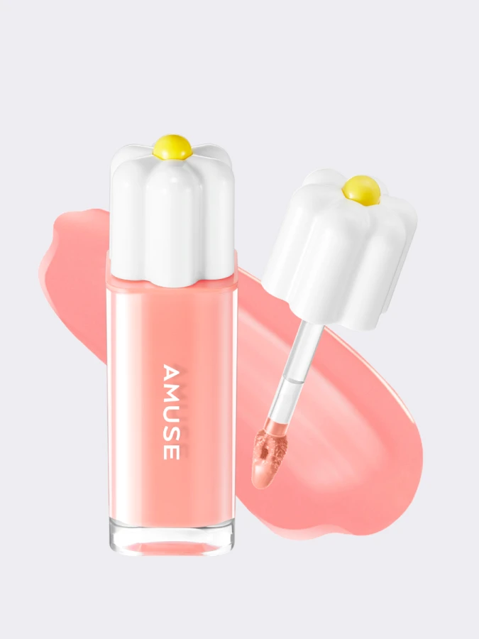 Глянцевый пигмент для губ AMUSE Dew Tint 10 Peach Bunny