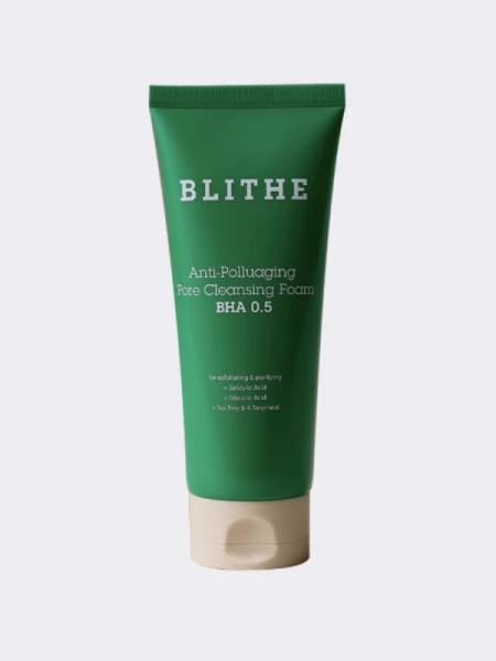 Глубокоочищающая пенка для умывания с салициловой кислотой Blithe Anti-Polluaging Pore Cleansing Foam Глубокоочищающая пенка для умывания с салициловой кислотой Blithe Anti-Polluaging Pore Cleansing Foam