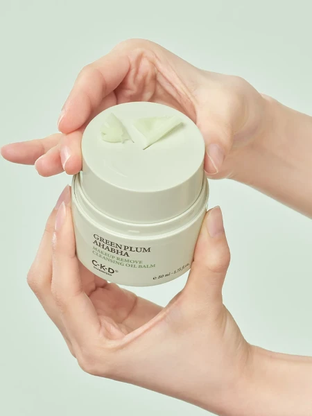 Очищающий гидрофильный бальзам с экстрактом сливы и кислотами CKD Greenplum АНА ВНА Cleansing Oil Balm
