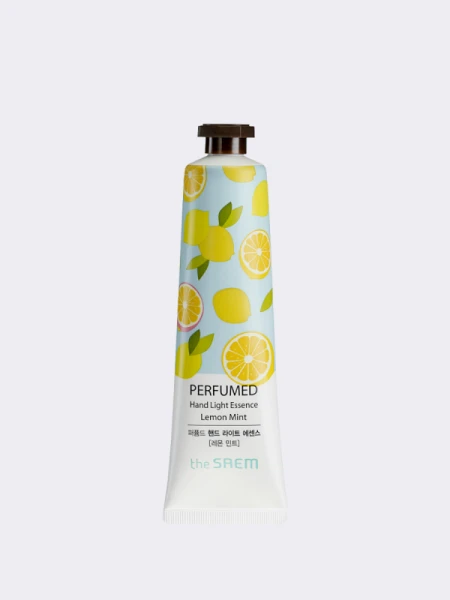 Лёгкий крем-эссенция для рук с ароматом лимона и мяты The Saem Perfumed Hand Light Essence Lemon Mint Лёгкий крем-эссенция для рук с ароматом лимона и мяты The Saem Perfumed Hand Light Essence Lemon Mint