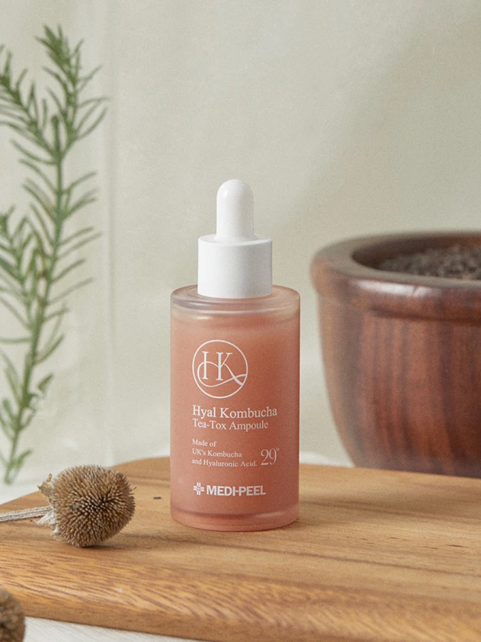 Питательная ампульная сыворотка для лица с экстрактом комбучи MEDI-PEEL Hyal Kombucha Tea-Tox Ampoule