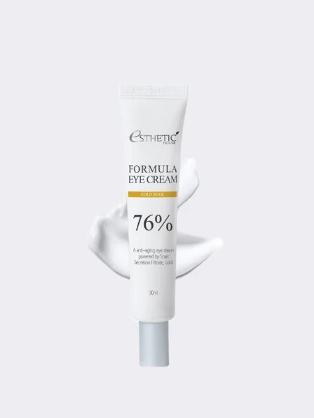 Крем для век с муцином улитки и золотом ESTHETIC HOUSE Gold Snail Formula Eye Cream Крем для век с муцином улитки и золотом ESTHETIC HOUSE Gold Snail Formula Eye Cream