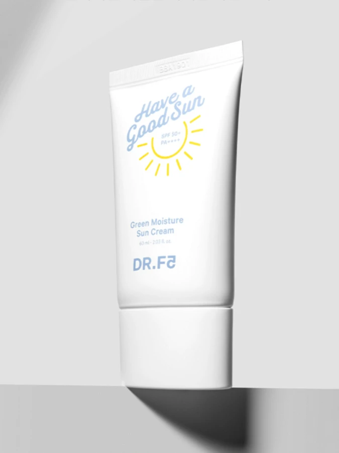 Увлажняющий солнцезащитный крем DR.F5 Green Moisture Sun Cream SPF50+ PA++++