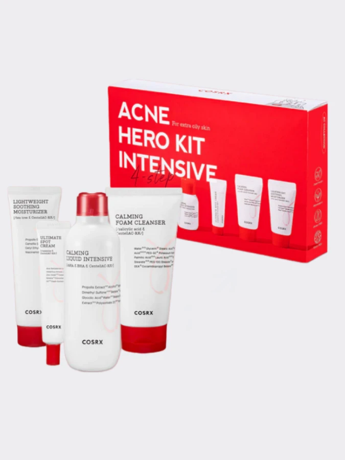 Набор миниатюр для проблемной кожи Cosrx Acne Hero Kit Intensive Набор миниатюр для проблемной кожи Cosrx Acne Hero Kit Intensive