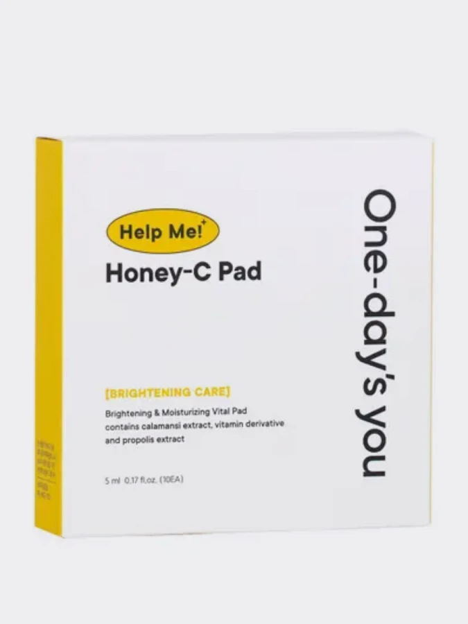 Питательные тонер-пэды с экстрактом мёда и бета-глюканом TRAVEL One-Day's You Help Me Honey-C Pad